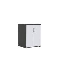 AKTENSCHRANK OFFICE EDITION - Anthrazit/Weiß, MODERN, Holzwerkstoff (54/74/50cm) - MID.YOU