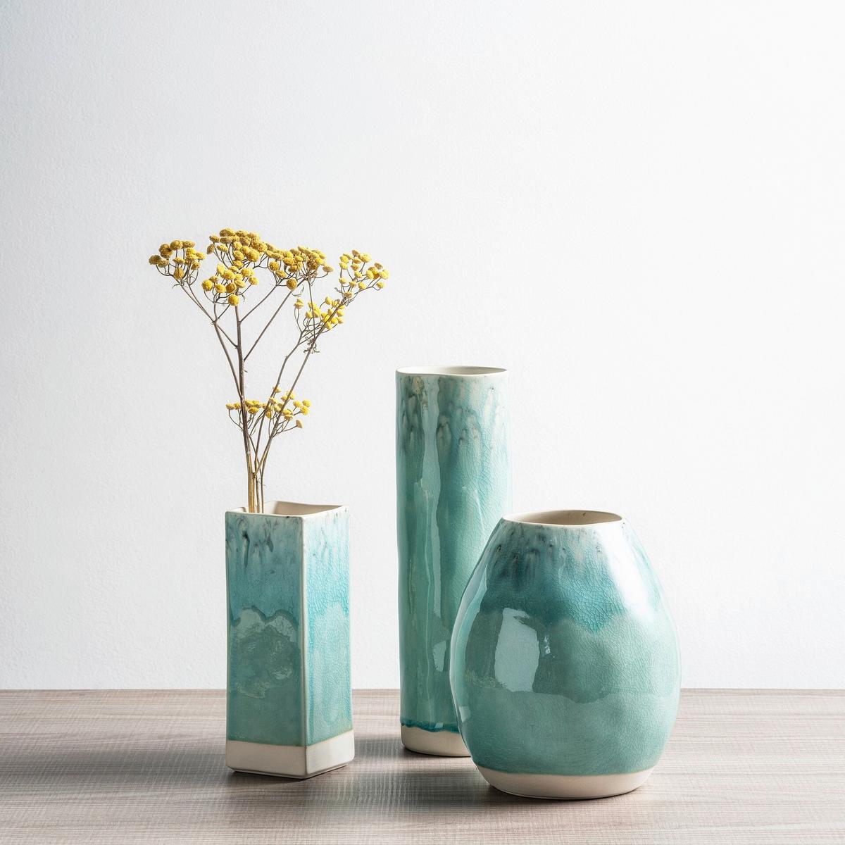 Vase Madeira Blau - Blau, Basics, Keramik (9/30cm) - Costa Nova