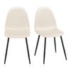STOL LIO - beige/svart, Modern, metall/trä (43/86/55cm) - Bessagi Home