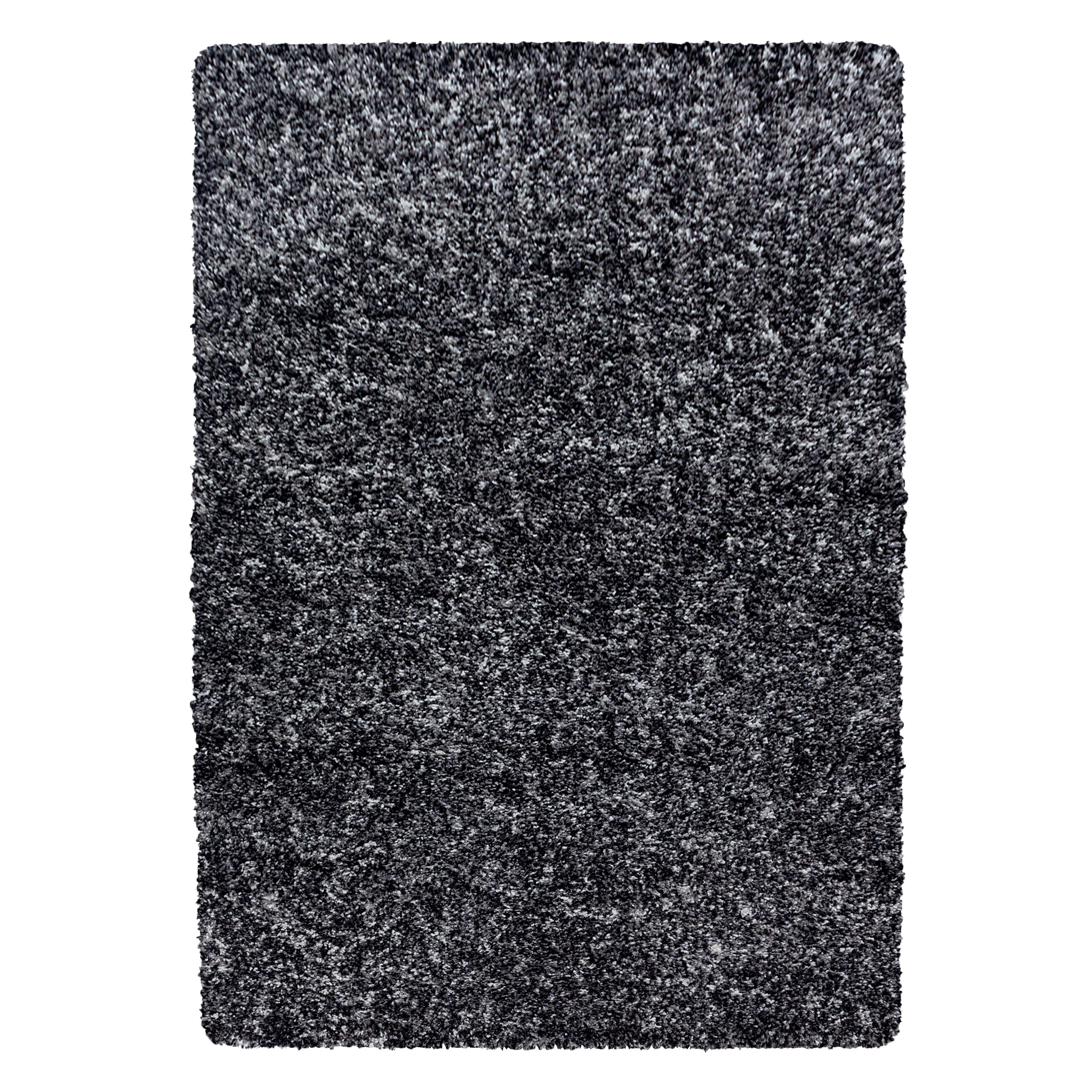 Hochflorteppich Enjoy Anthrazit ca. 240x340cm - Anthrazit, KONVENTIONELL, Textil (240/340cm) - Novel