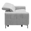 2,5-SITS SOFFA ALVARO - mörkgrå/grå, Modern, metall/trä (220/79/109cm) - Mömax