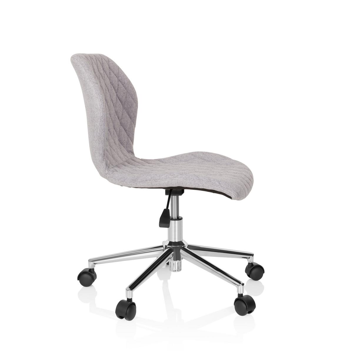 Mladinski Vrtljivi Stol Joy Ii, Svetlo Siva - svetlo siva, Basics, umetna masa/tekstil (47/73-83/43cm) - MID.YOU