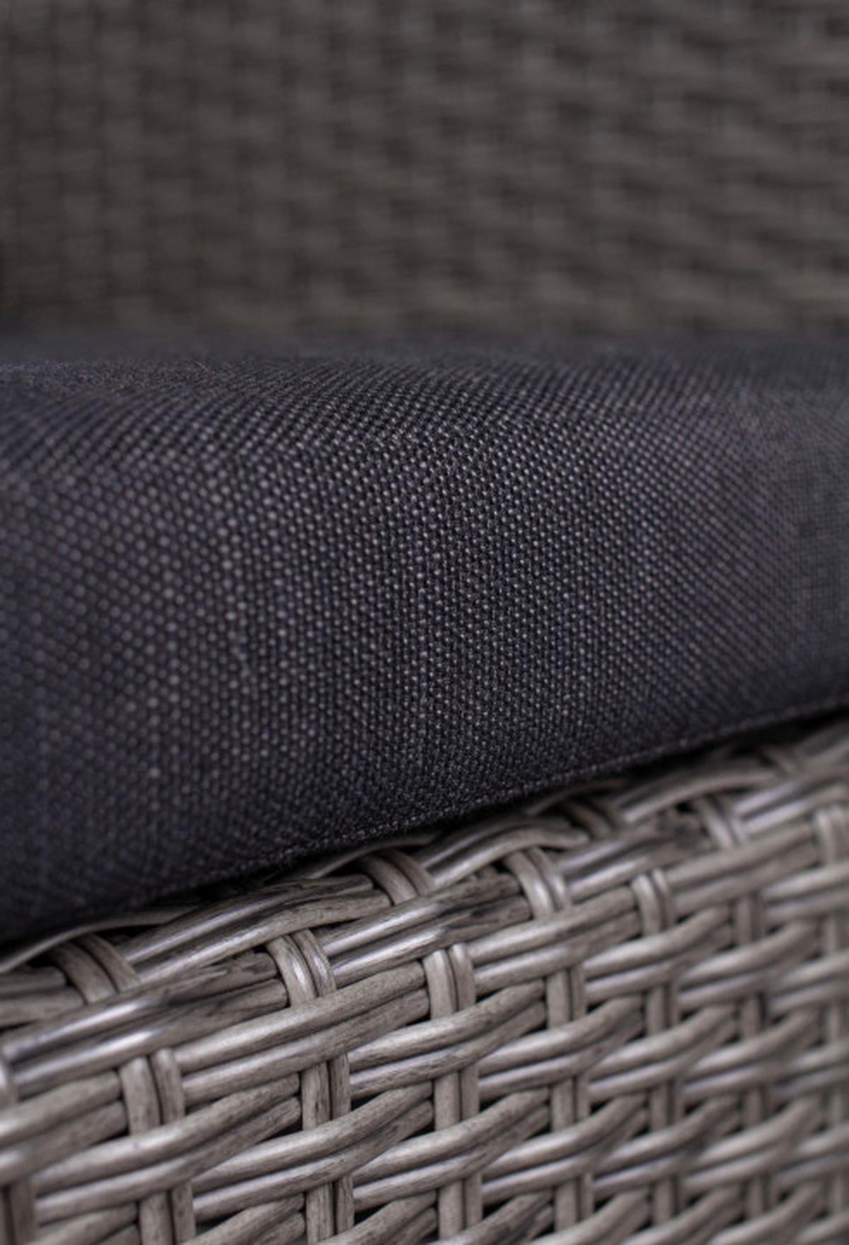 Garten-Relaxsessel Juan Grau verstellbar - Anthrazit/Grau, Basics, Kunststoff/Textil (60/110/68cm) - Gardenson