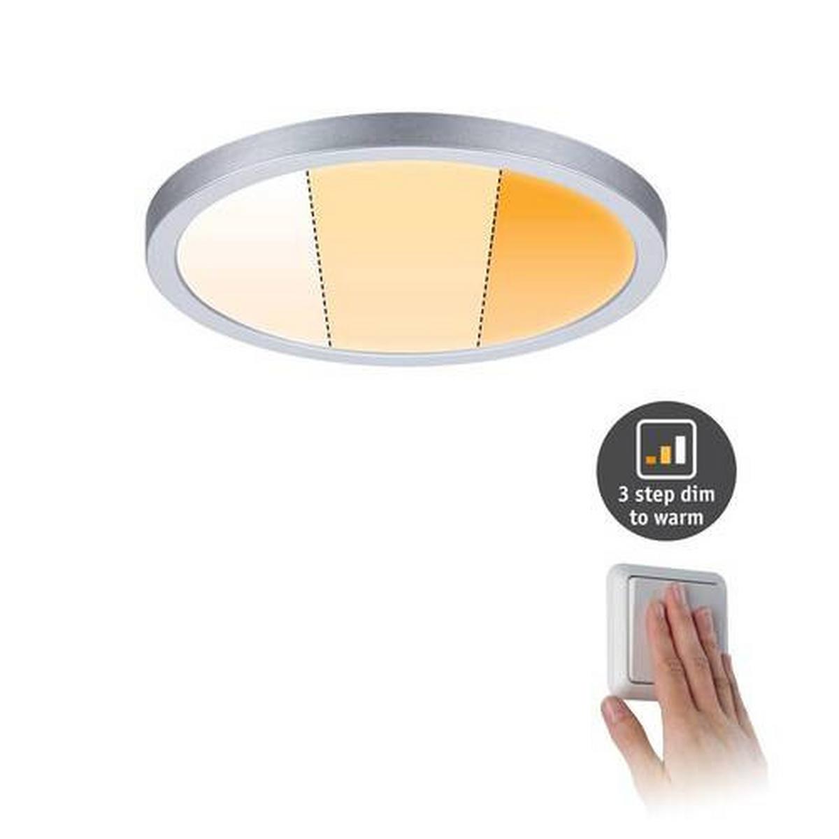 LED-Paneel Areo VariFit in Chromfarben max. 15 Watt - Chromfarben, Basics, Kunststoff (17,5/1cm) - Paulmann