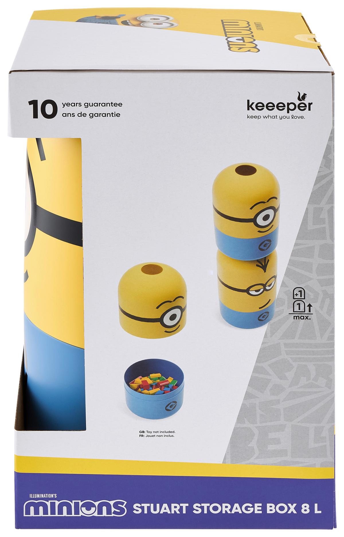 Škatla Za Shranjevanje Minions - Stuart - Ca. 8l - rumena, Konvencionalno, umetna masa (20/31cm)