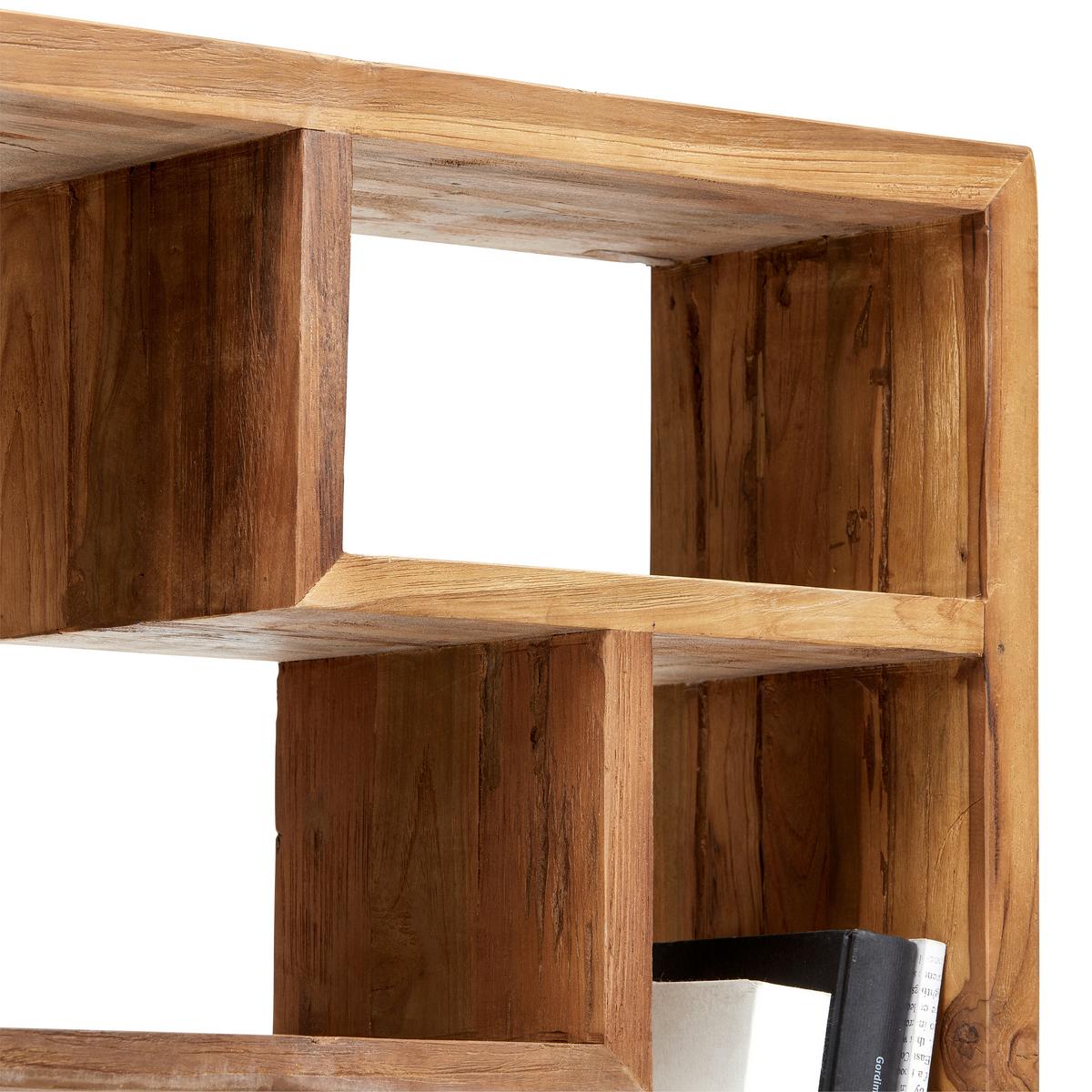 Regal Koray, Tikovina - barva tikovine, Trendi, les (50/200/20cm) - ecoTree