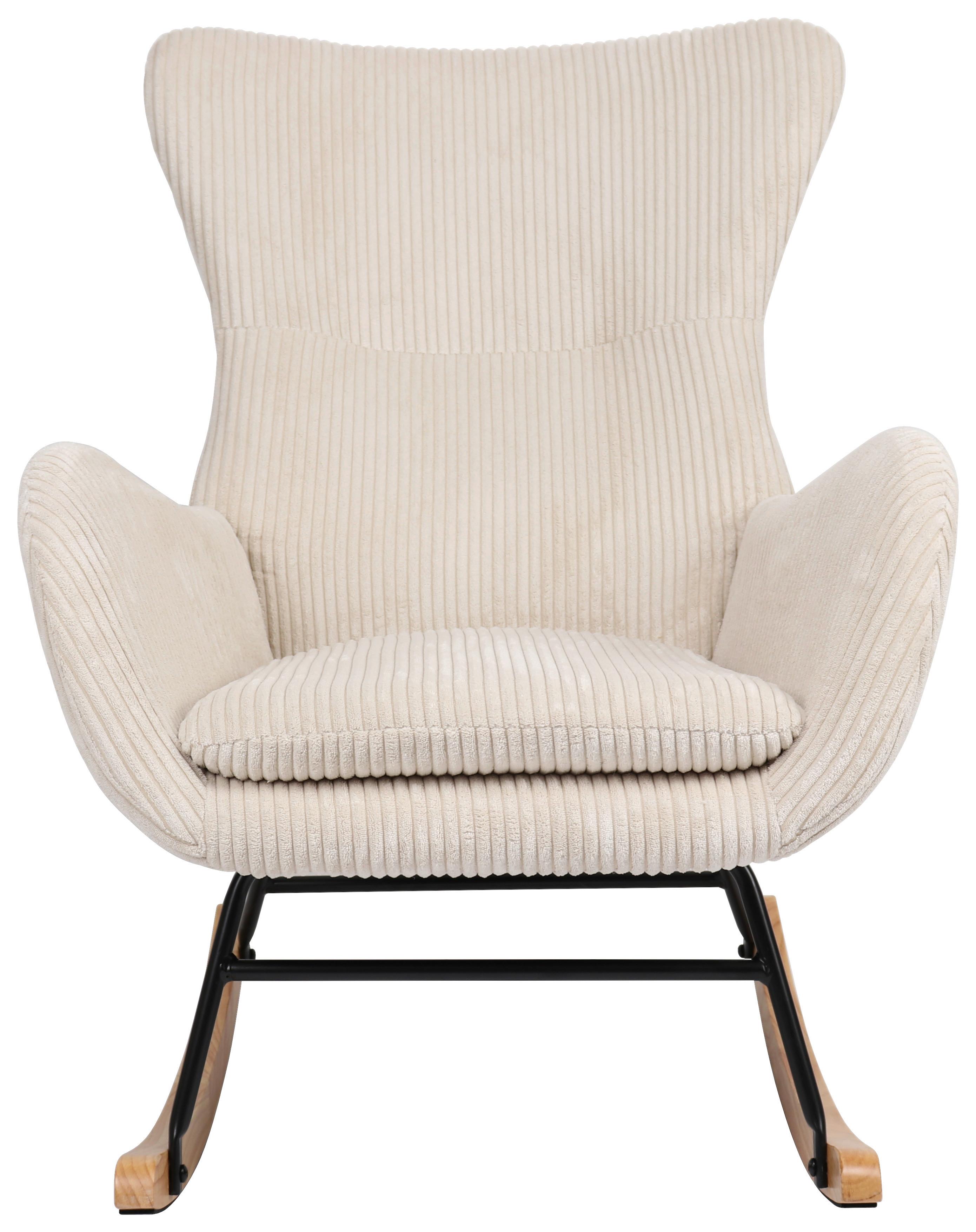 Gugalni Fotelj Granny, Krem Barva - krem barve/naravne barve, Moderno, kovina/tekstil (67/92/85cm)