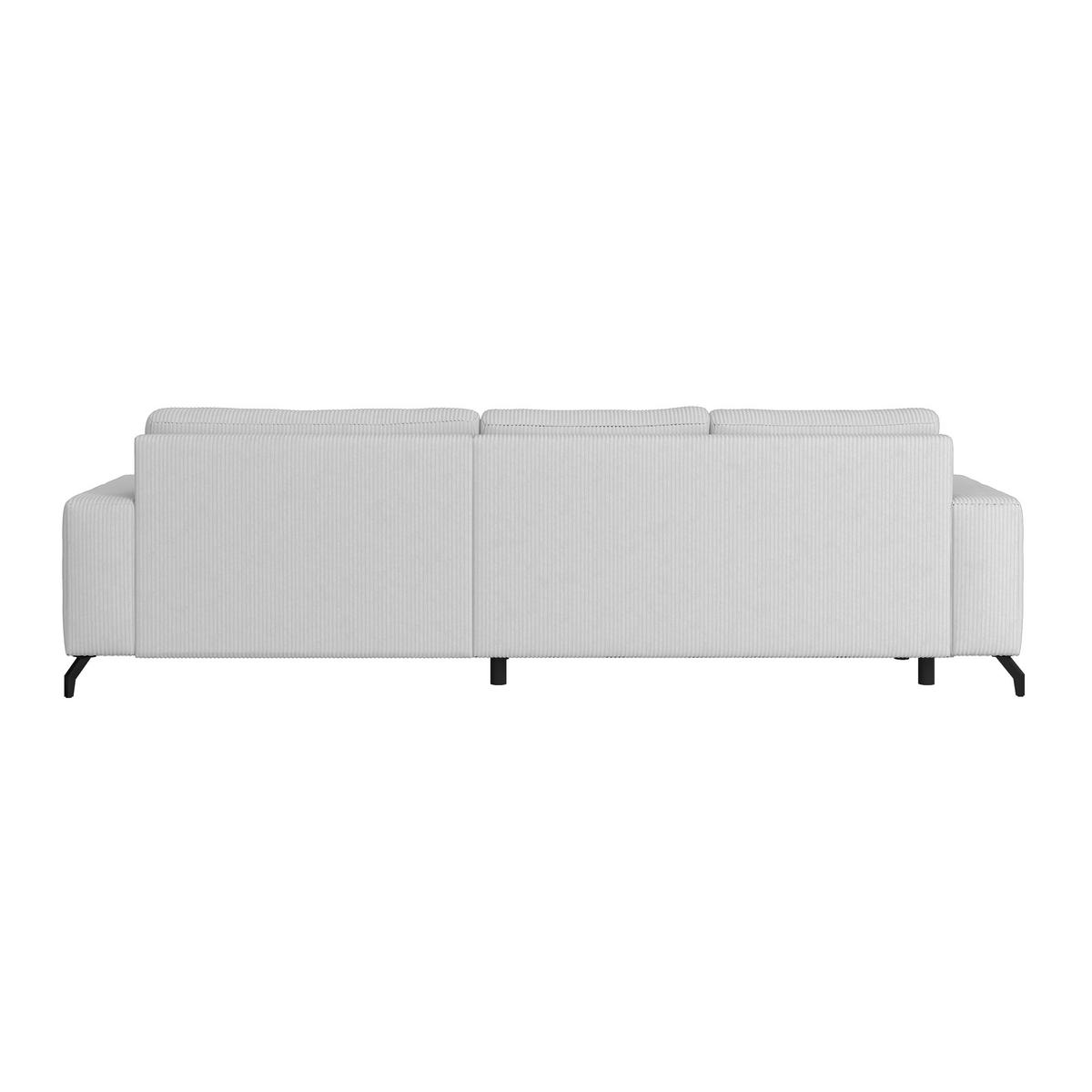 Kutna Garnitura Cloud - svijetlo siva, Trend, tekstil (290/178cm) - Modern Living