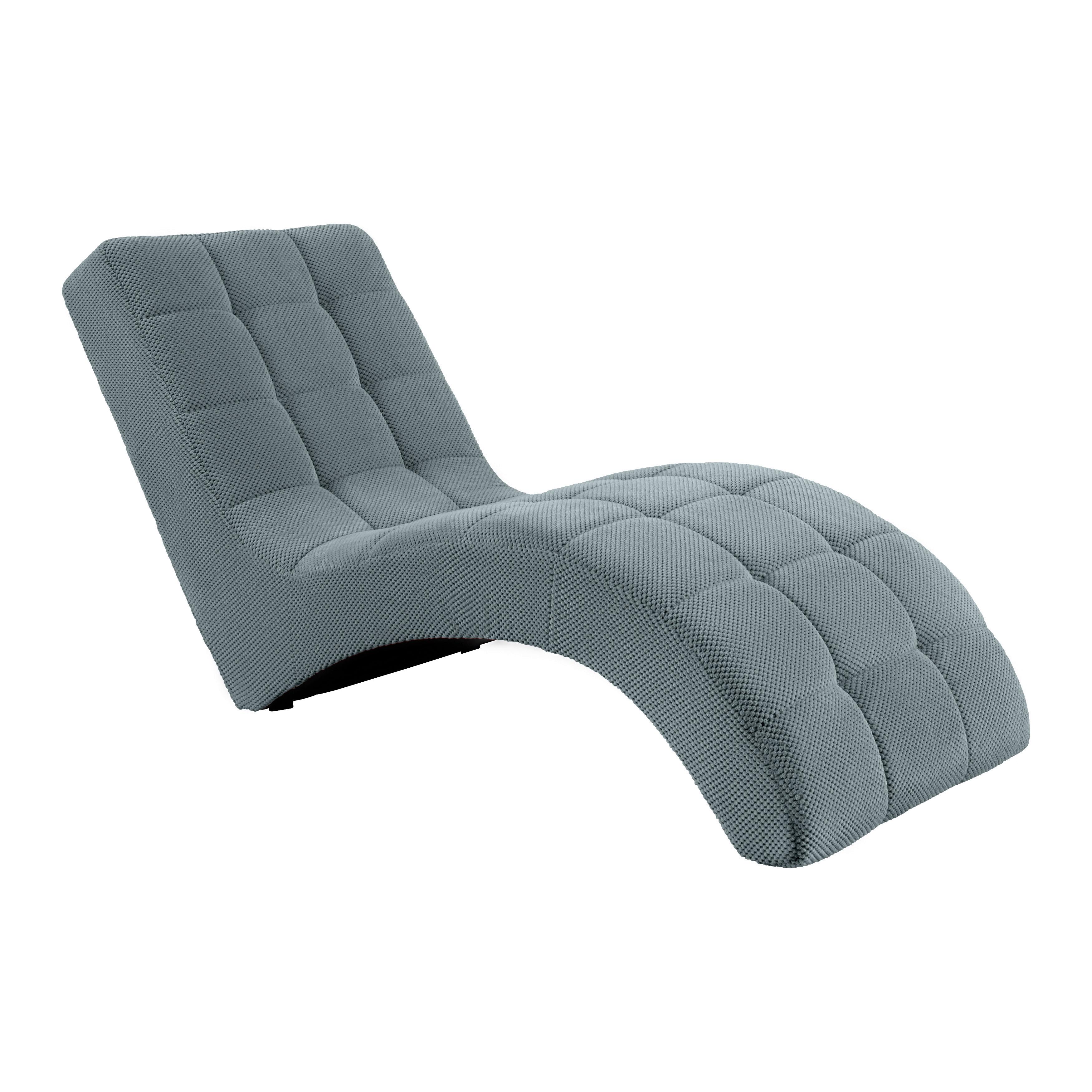Liege Laguna Blaugrau - Blaugrau/Schwarz, MODERN, Kunststoff/Textil (68/80/167cm) - Mömax