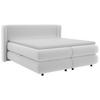 Boxspring Krevet Elodie - bijela/crna, Konvencionalno, tekstil/plastika (160/200cm) - Premium Living