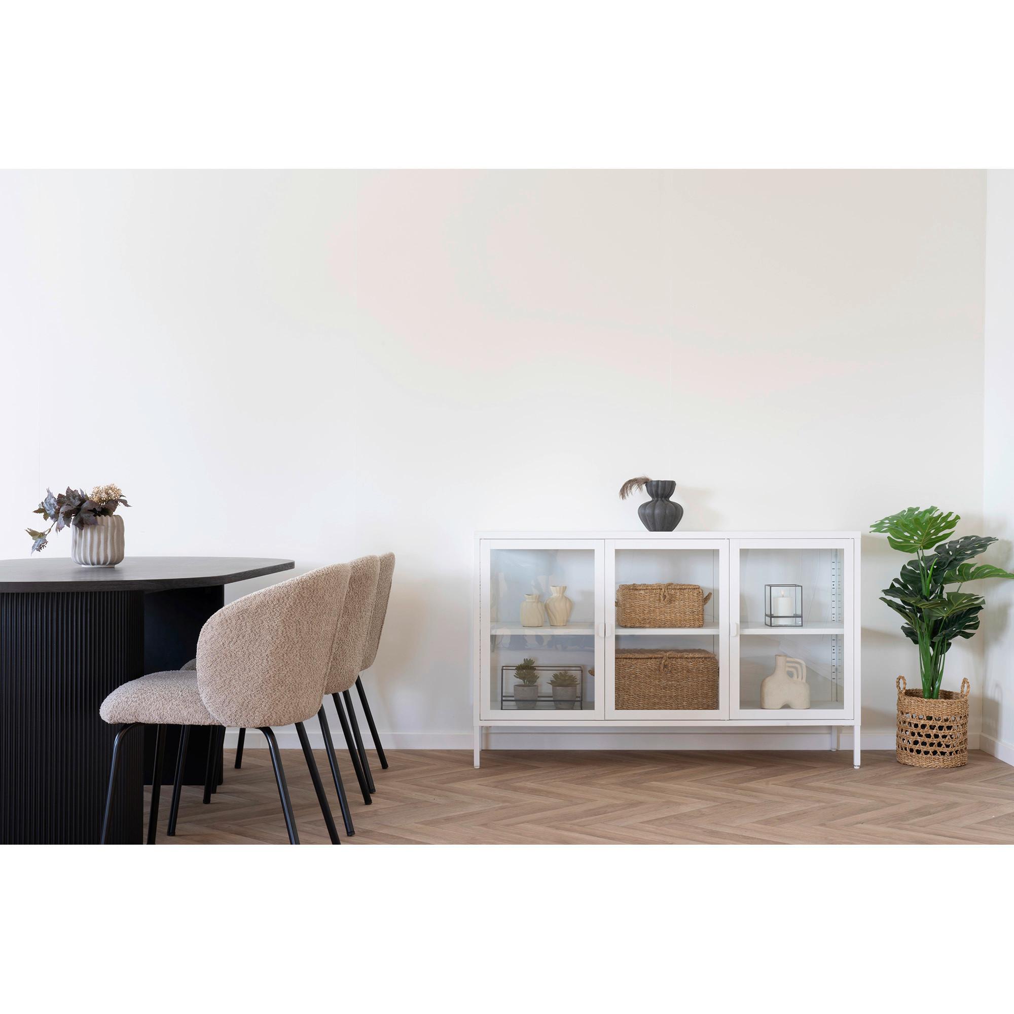 Korbset Bogra Basket Hellbraun - Hellbraun, Design, Holz/Metall (30/15/22cm)