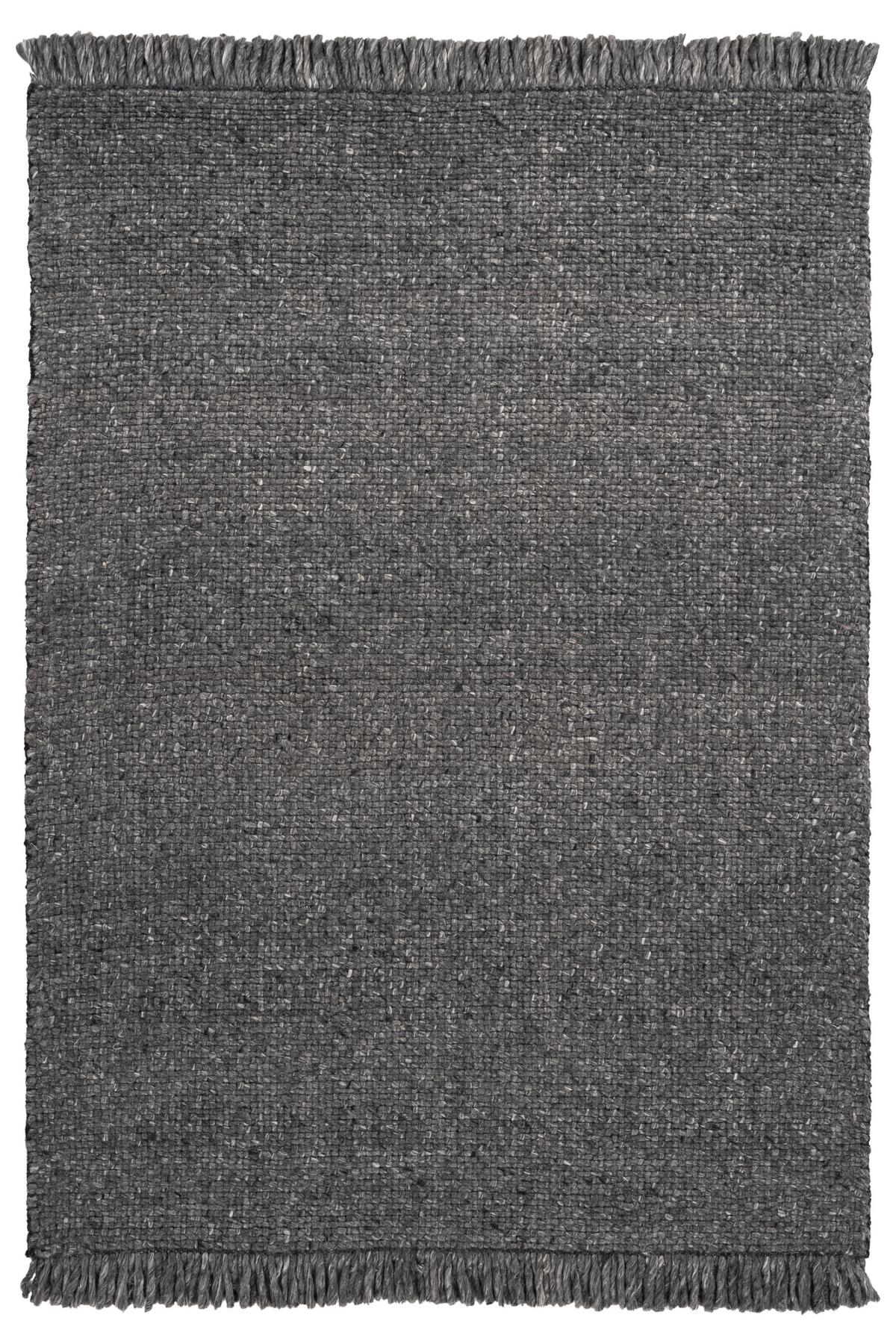 Webteppich my Eskil Anthrazit ca. 160x230cm - Anthrazit, Design, Textil (160/230cm) - Obsession