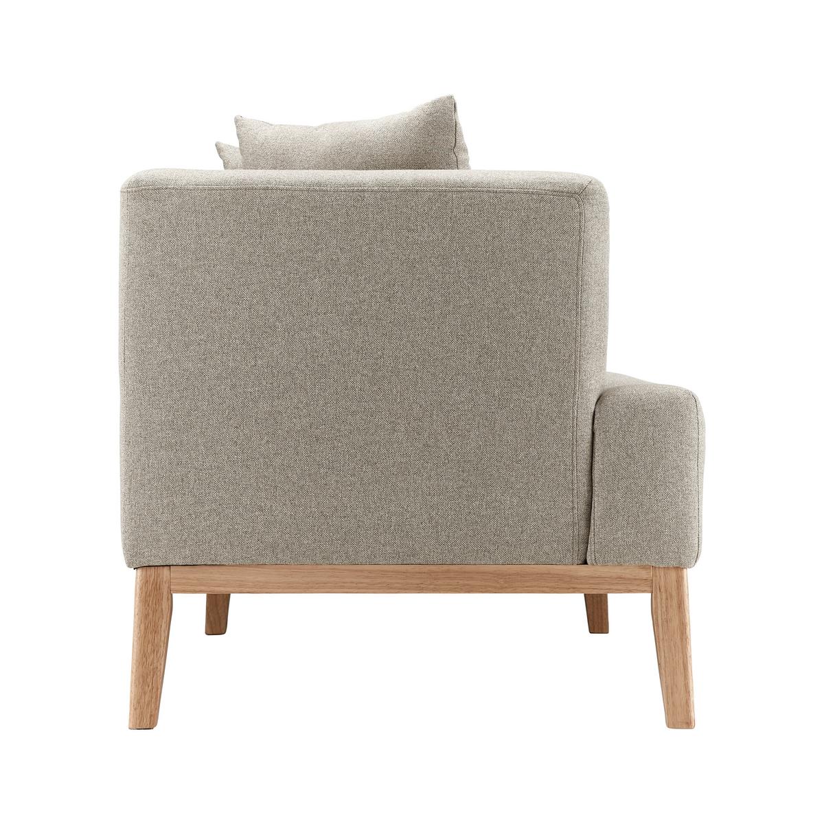 Mega Sofa Mina - prirodne boje/bež, Moderno, drvo/tekstil (190/78/81cm) - Bessagi Home