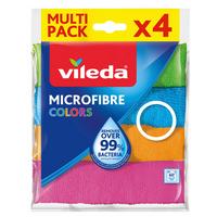 Allzwecktuch Vileda-Colors Multicolor, 4er Set - Blau/Orange, Basics, Textil (30/30cm) - Vileda
