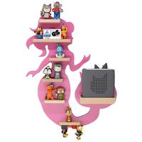 Otroška Polica Boarti, Pink - pink, Moderno, leseni material (39/50/19cm) - MID.YOU