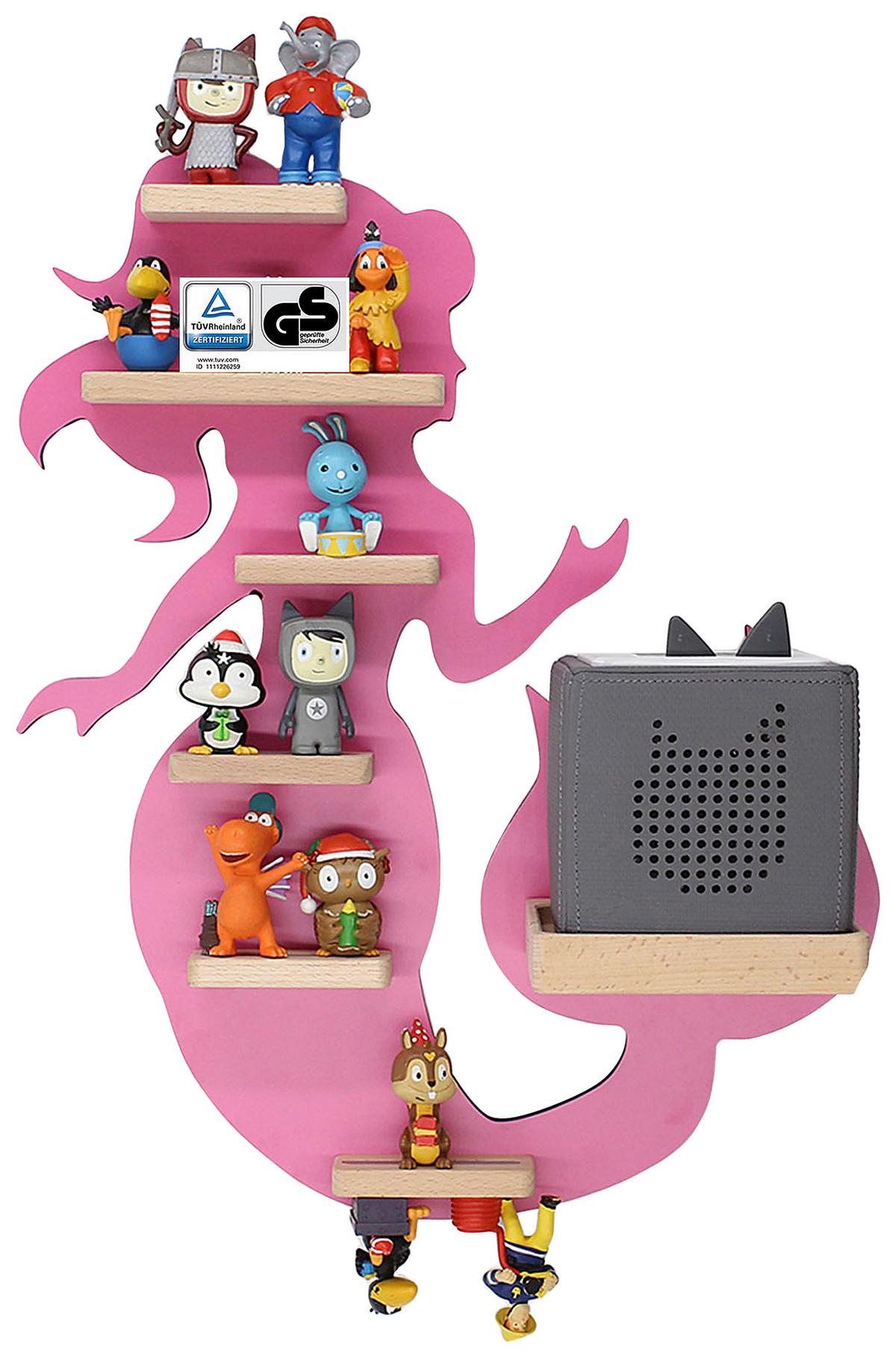 Otroška Polica Boarti, Pink - pink, Moderno, leseni material (39/50/19cm) - MID.YOU