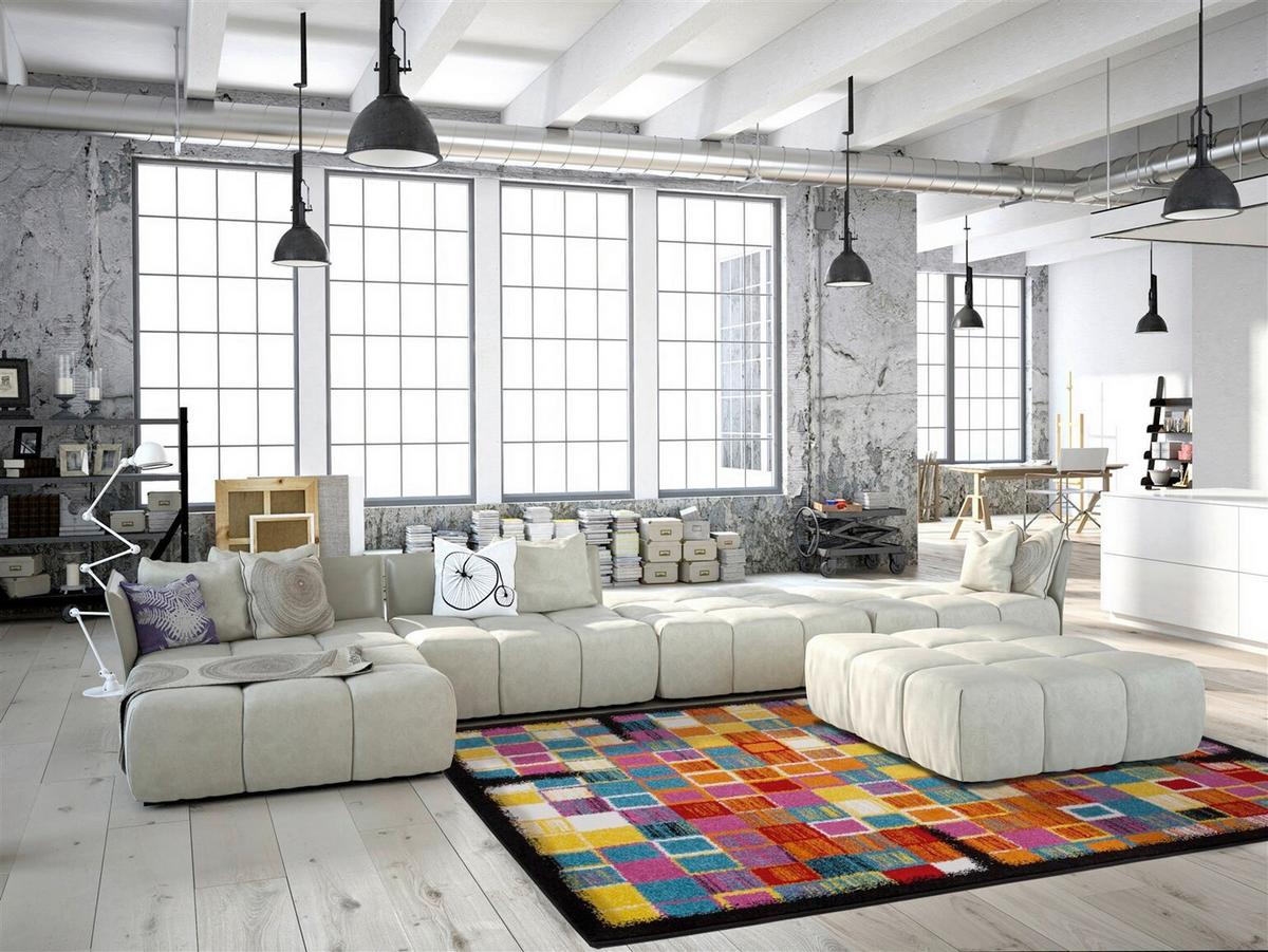 Flachwebeteppich Guayama 275 Multi 200x290 - Multicolor, Basics, Textil (200/290cm) - Kayoom