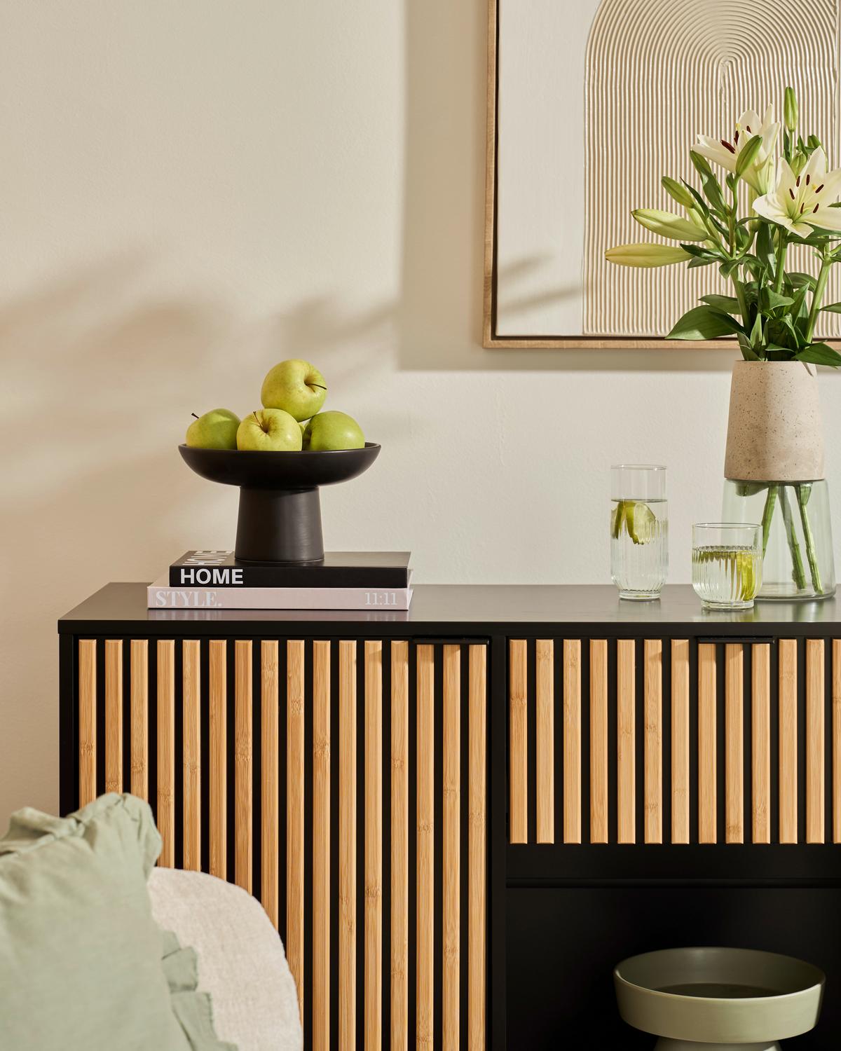 Dekoschale Noir in Schwarz - Schwarz, Keramik (23/13cm) - Modern Living