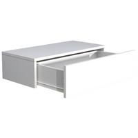 Nachtkästchen USAL M 60 Weiß - Weiß, MODERN, Holzwerkstoff (60/15/30cm) - MID.YOU