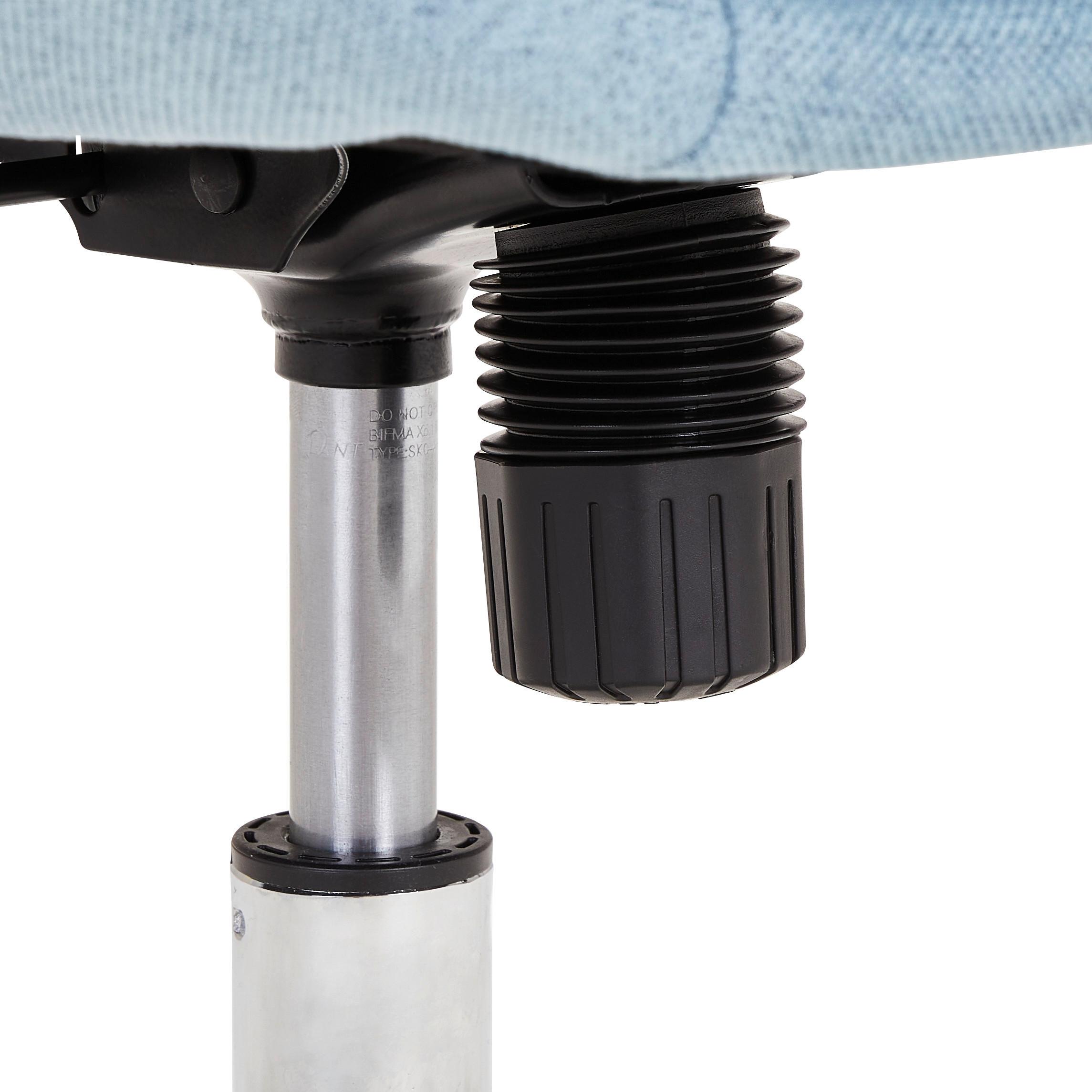 KRZESŁO Z PODŁOKIETNIKAMI SIGI    -NOVEL- - niebieski, Konventionell, metal/tkanina (60/77-84/66cm) - Novel