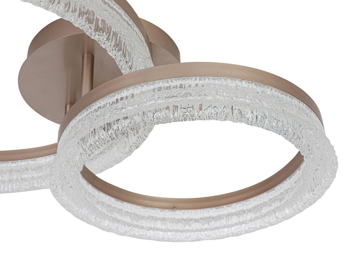 LED-Deckenleuchte Martin Cappuccino max. 30 Watt - Cappuccino, MODERN, Kunststoff/Metall (41,5/62/14,5cm) - Mömax