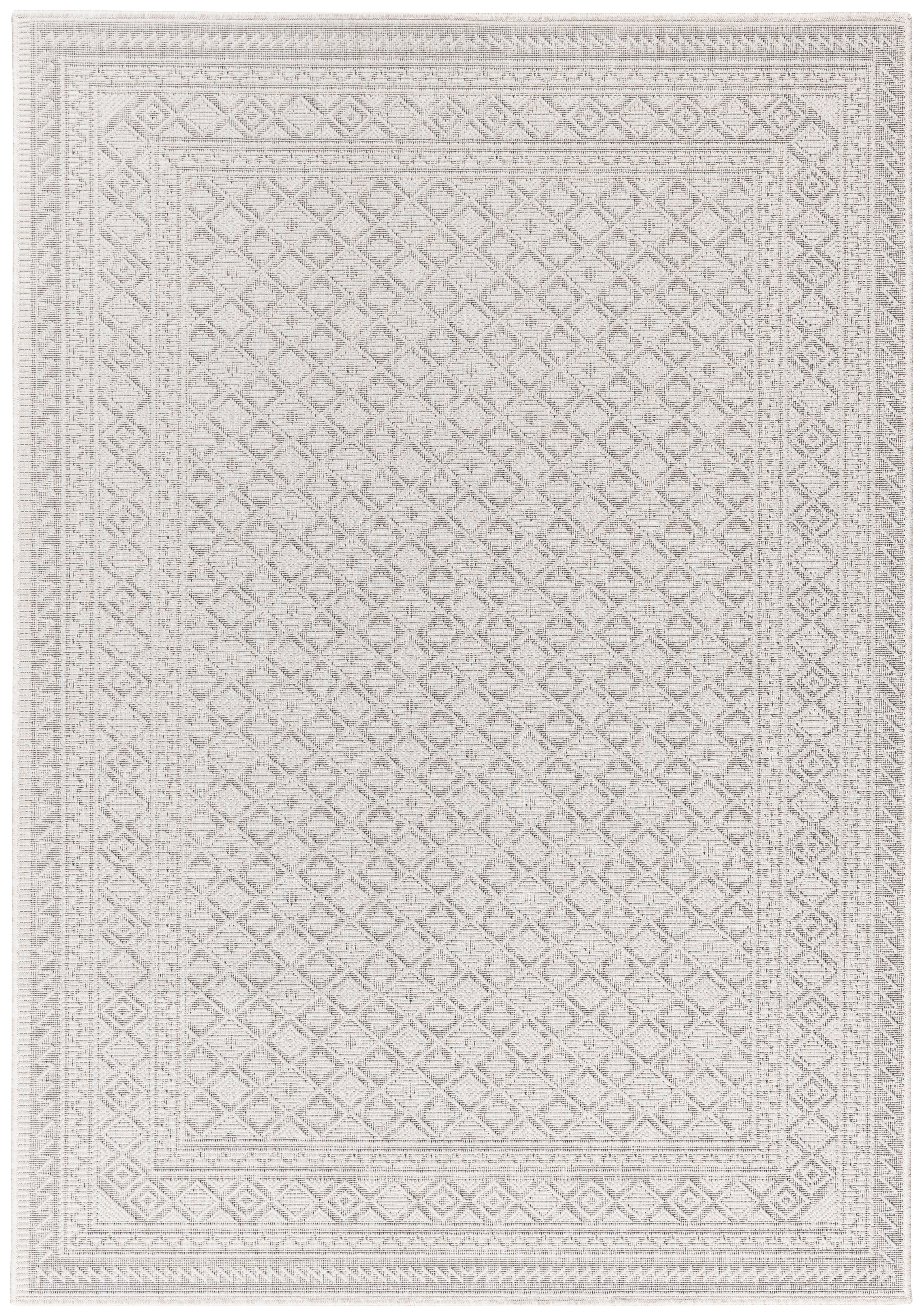 VLAKGEWEVEN TAPIJT NATUREL 3 - Wit, Modern, Textiel (200/250cm) - Modern Living
