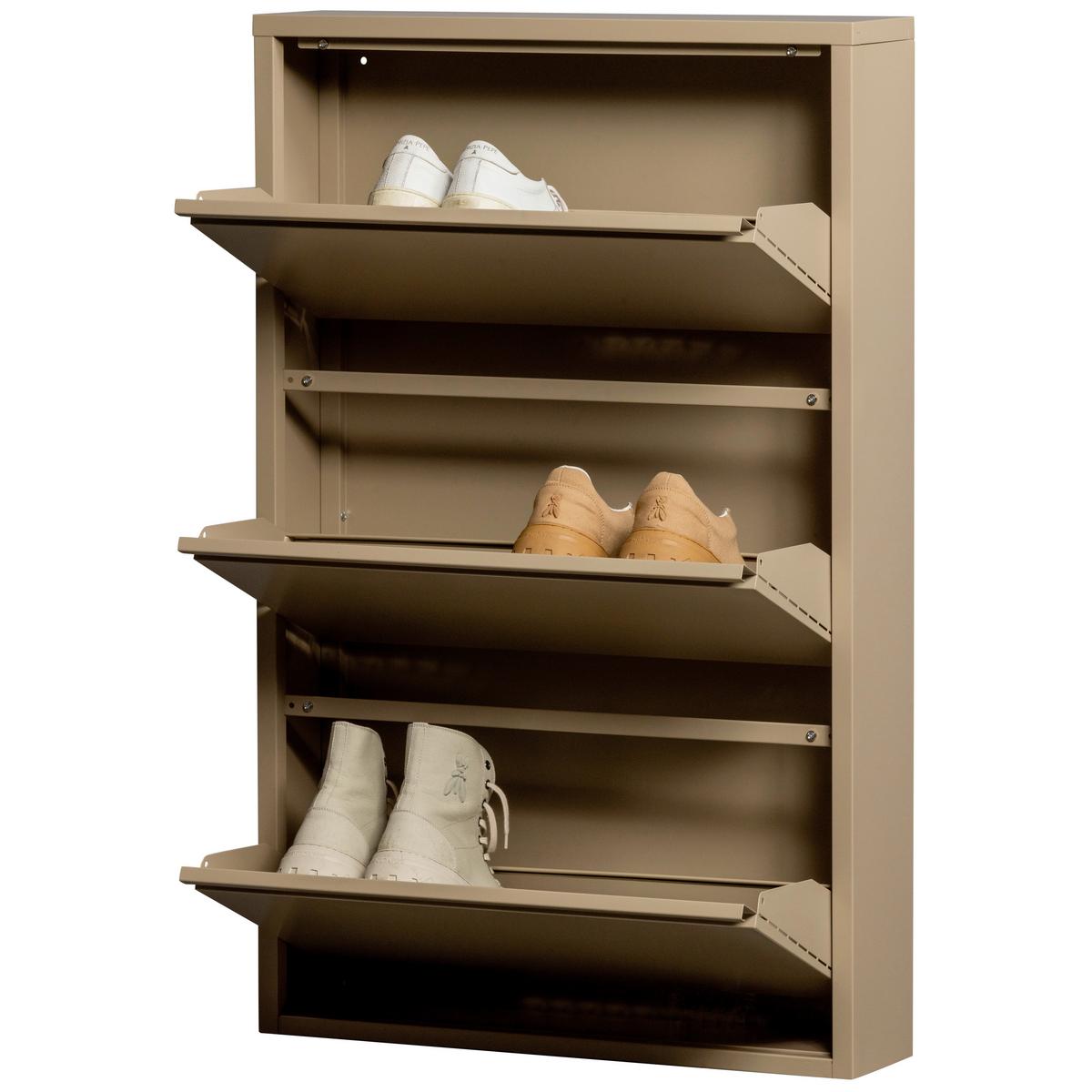 Schuhkipper Sabine Sandfarben B: 66 cm - Sandfarben, Design, Metall (66/103/16cm) - Livetastic