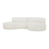 Kutna Garnitura Belmondo - crna/ecru, Moderno, tekstil/plastika (296/75/184cm) - Mömax