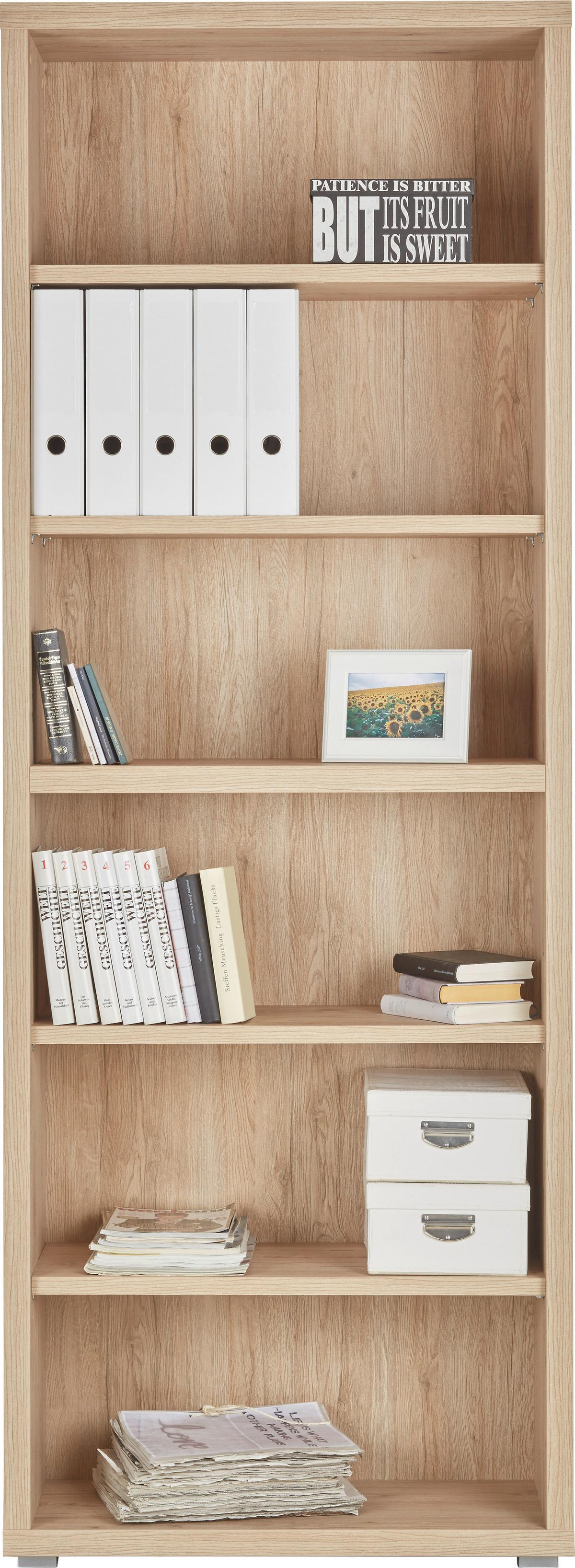 Regal aus Eiche - Modern, Holz (80/220/36cm) - Mömax