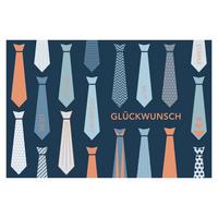 Glückwunschkarte Kupfergold Multicolor - Multicolor, Basics, Papier (24/17,5cm)