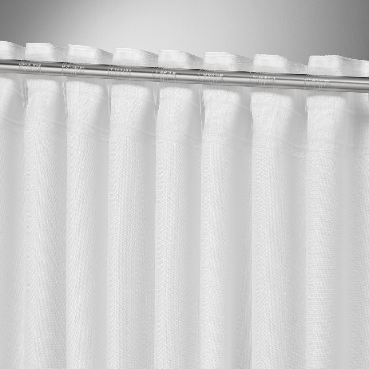 Fertigvorhang Ulrich In Weiss Ca. 135/245cm - Weiss, Textil (135/245cm) - Modern Living