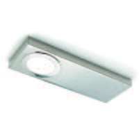 Unterbauleuchten-Set 734246 - Edelstahlfarben, Metall (7,2/1,6/20,6cm) - HKT