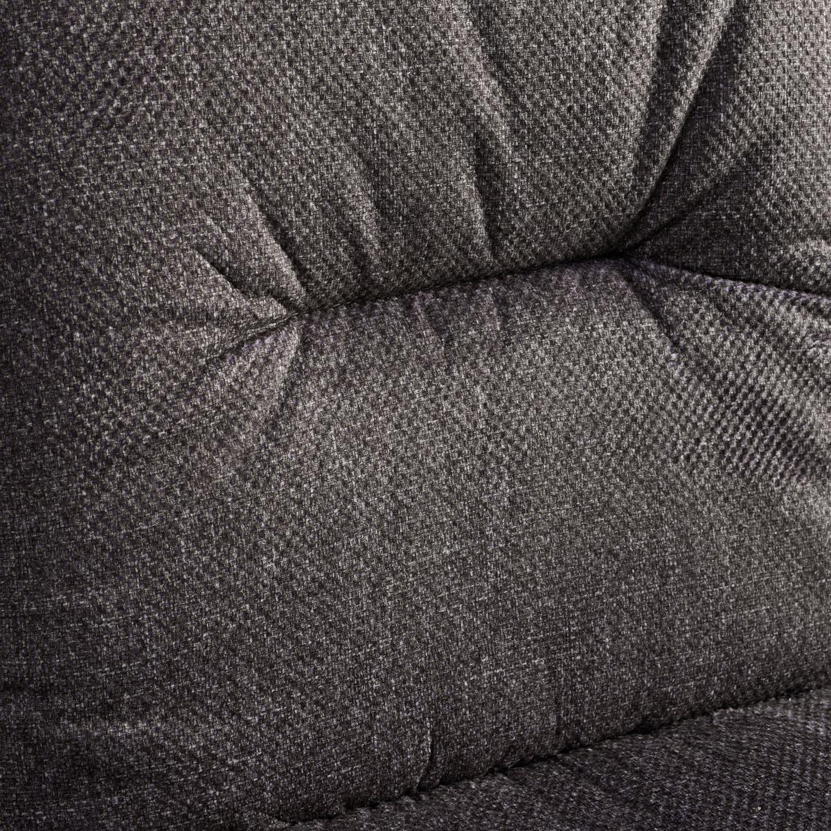 KRZESŁO NA PŁOZIE SARAH - czarny/szarobrązowy, Modern, metal/drewno (49/88/59cm) - Bessagi Home