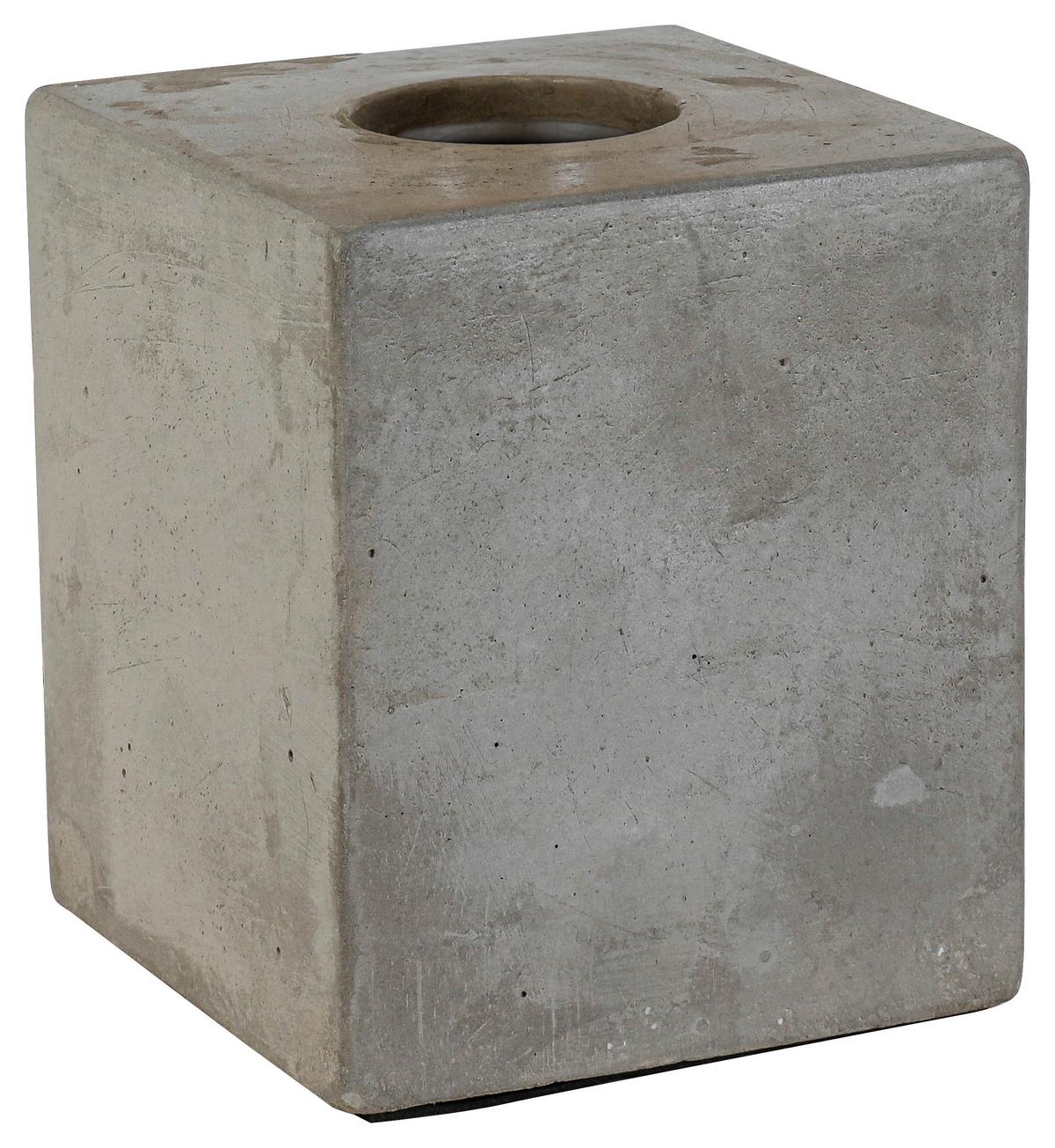Namizna Svetilka Ston - siva/črna, Moderno, kamen/umetna masa (9,5/9,5/11cm) - Mömax