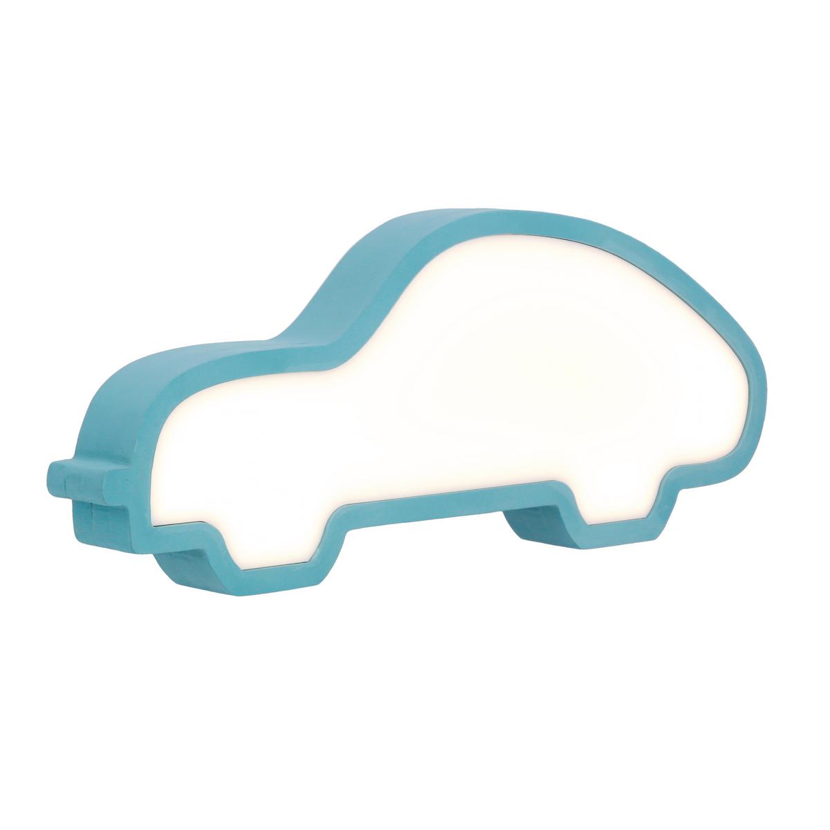 Dječja  Stolna Svjetiljka Car - plava, Basics, drvni materijal/plastika (35/3.5/14cm)
