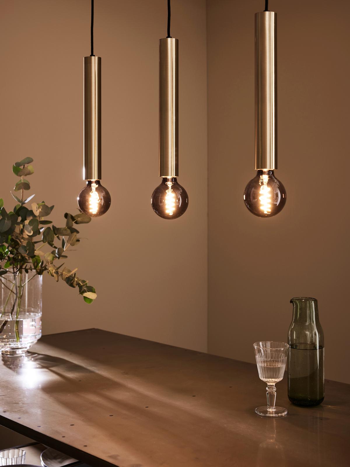 Hängeleuchte Sencillo max. 40 Watt - Goldfarben, Design (76/18/7cm) - Markslöjd