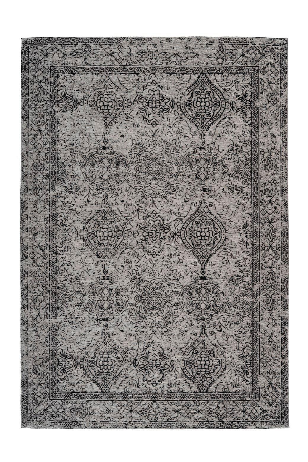 FLACHWEBETEPPICH IGLESIA 300 GRAU / SCHWARZ - Schwarz/Grau, Konventionell, Textil (200/290cm) - Kayoom