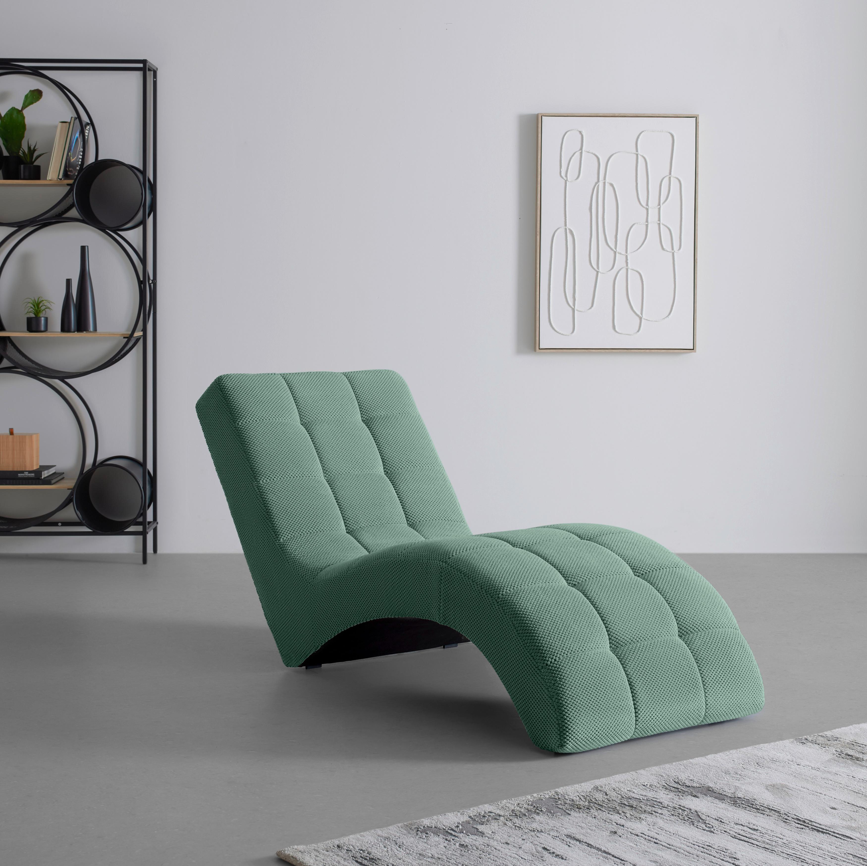 Liege Laguna Türkis - Türkis/Schwarz, MODERN, Kunststoff/Textil (68/80/167cm) - Mömax