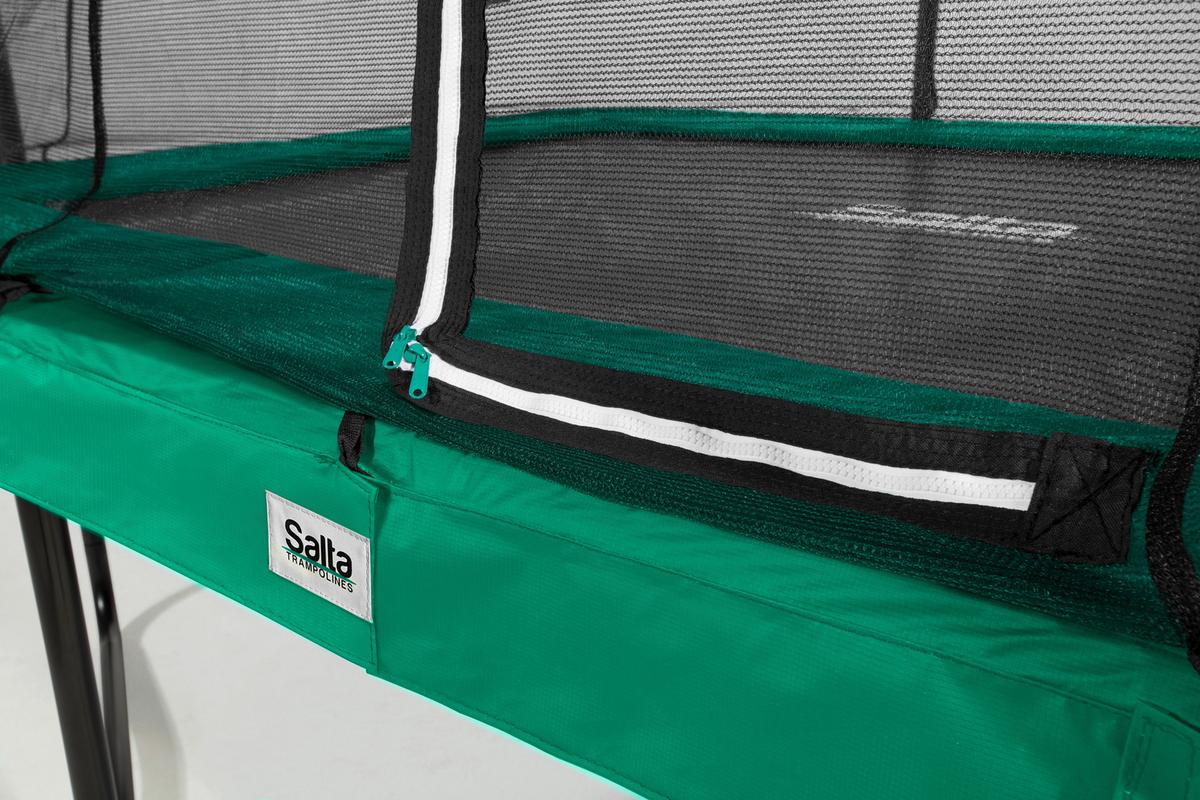 Trampolin Salta Comfort Grün - Grün, KONVENTIONELL (153/214cm) - Salta