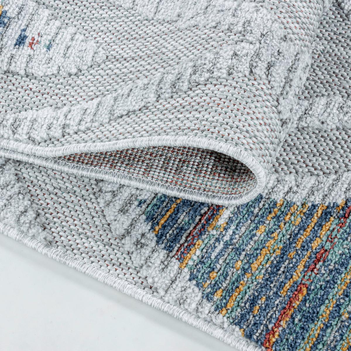 Flachwebeteppich Bahama Multicolor ca. 140x200cm - Multicolor, Design, Textil (140/200cm) - Novel