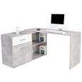 Pisalna Miza Prag 138 - aluminij/siva, Moderno, umetna masa/leseni material (138/74/120cm) - Mömax modern living
