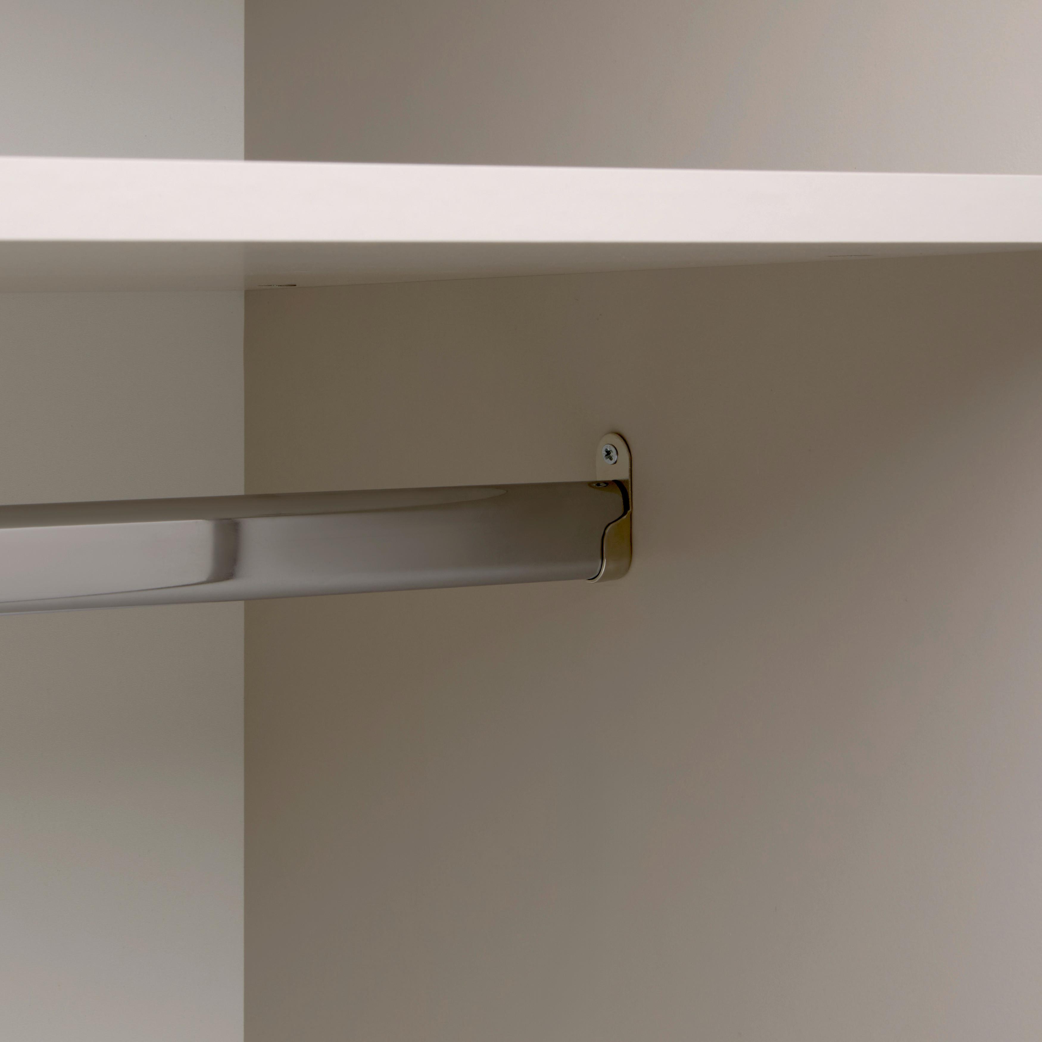 GARDEROB MED GÅNGJÄRNSDÖRRAR DUNE 4 -EXKLUSIV- - kashmir, Modern, metall/trämaterial (90/197/55cm) - Mömax