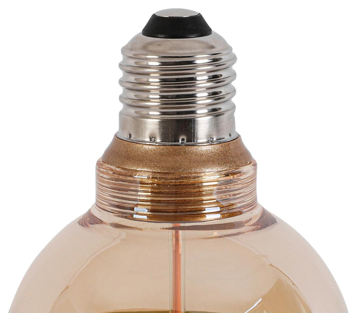 Led Žarulja C82218mm - boje jantara, Konvencionalno, staklo/metal (8/12,2cm) - Modern Living