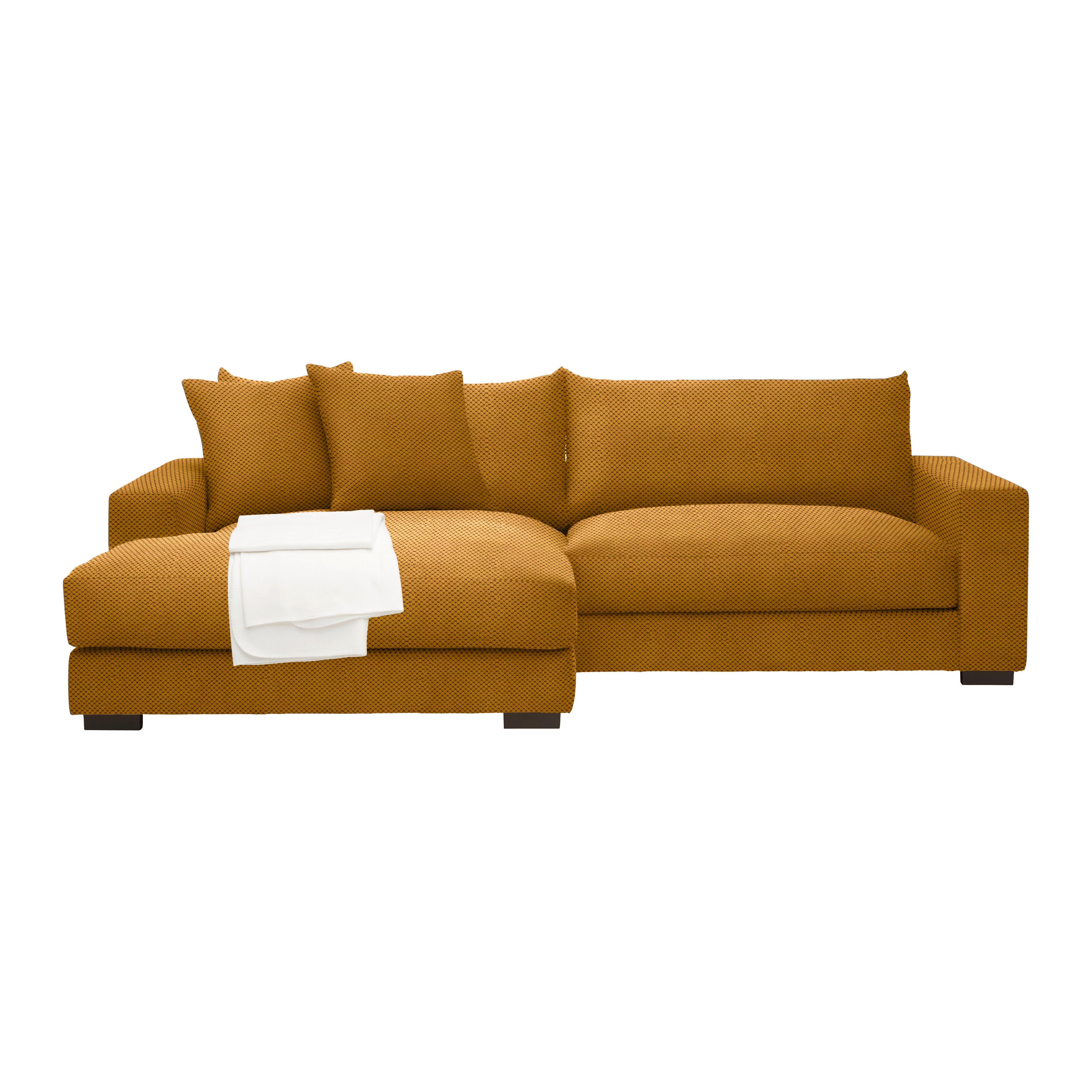 Ecksofa Pedro Senfgelb - Senfgelb, MODERN, Textil (180/83/265cm) - Mömax