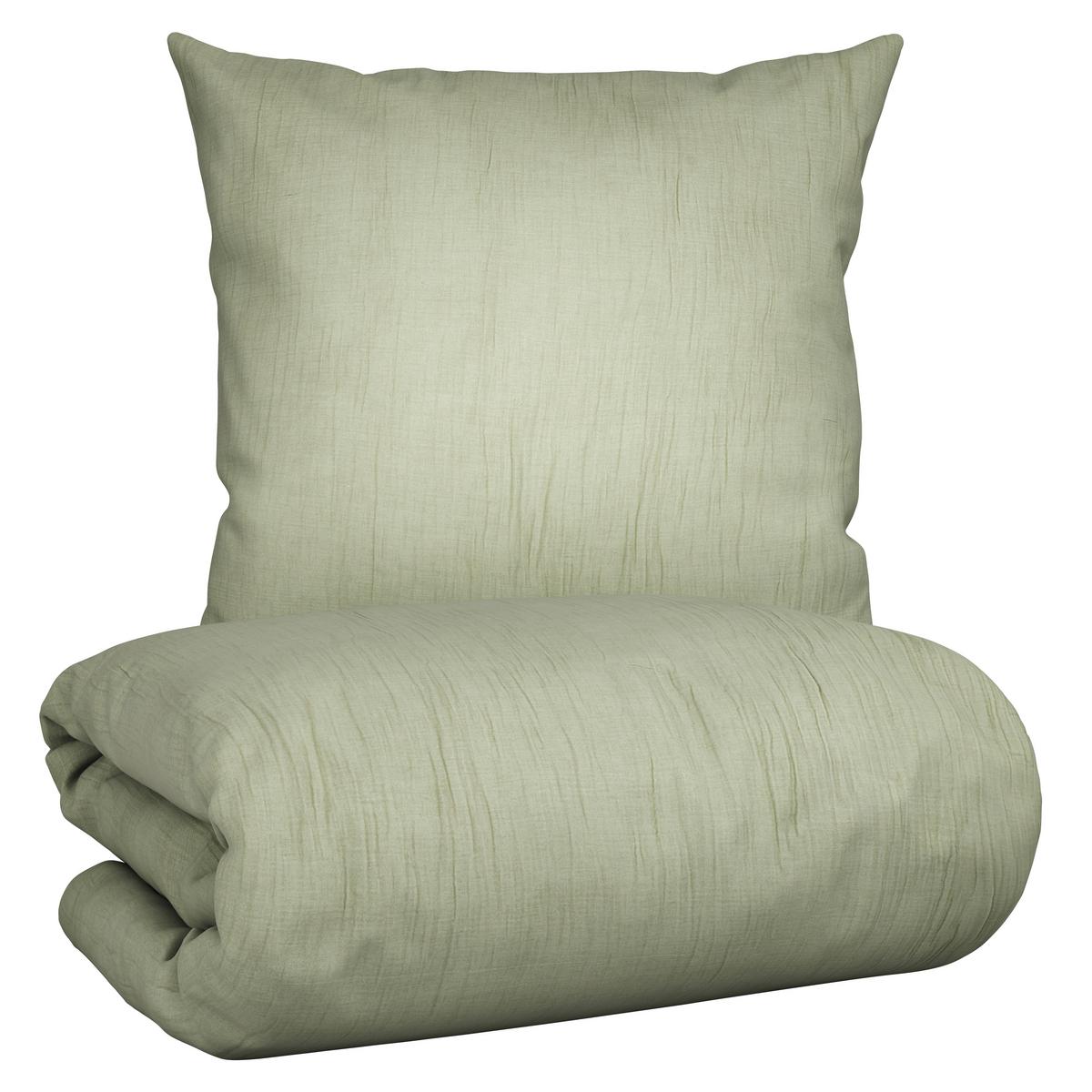 Bettwäsche Melania in Grün ca. 135x200cm - Grün, LIFESTYLE, Textil (135/200cm) - Modern Living