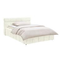 Polsterbett Monte Beige Ca. 140x200cm - Beige/Schwarz, Konventionell, Kunststoff/Textil (140/200cm) - Based