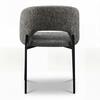 STOL NADIYA - brun/svart, Modern, metall/trä (52/78/56cm) - Bessagi Home