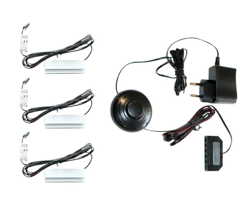 LED Leuchtmittel Warmweiß 3er-Set - Schwarz, KONVENTIONELL, Kunststoff (10/8/5cm) - MID.YOU