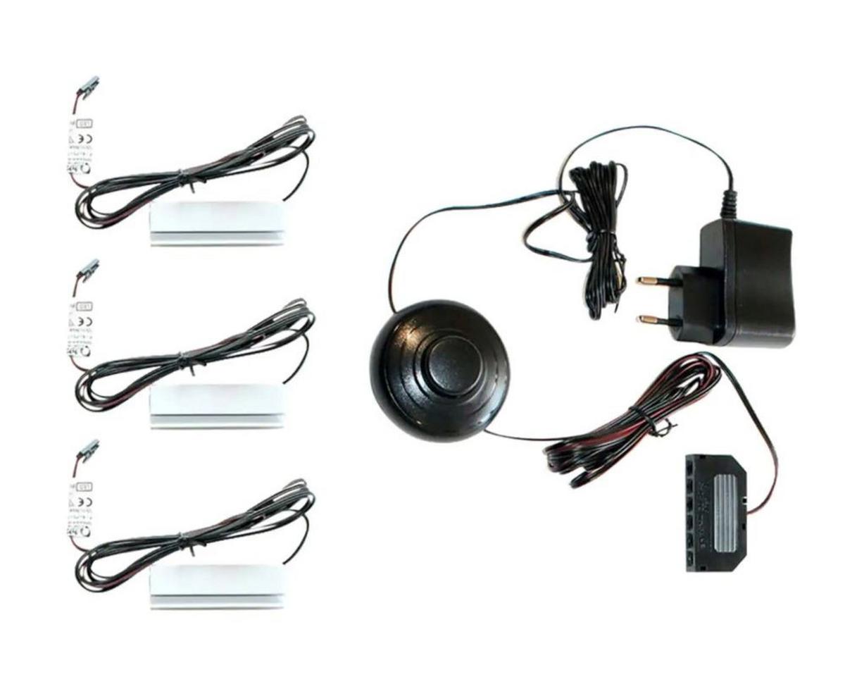 Led Svetila, Toplo Bela 3 Delno - črna, Konvencionalno, umetna masa (10/8/5cm) - MID.YOU