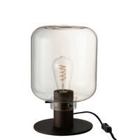 LAMPA STOŁOWA 5720 - czarny/przezroczysty, Trend, metal/szkło (30/31/20cm)